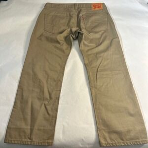 Levis 559 Mens Tan Khaki Brown Straight Fit Jeans Pants W36 L30